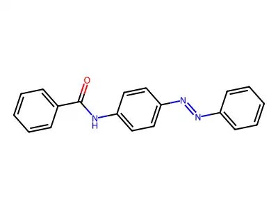 N-(4-phenyldiazenylphenyl)benzamide structure