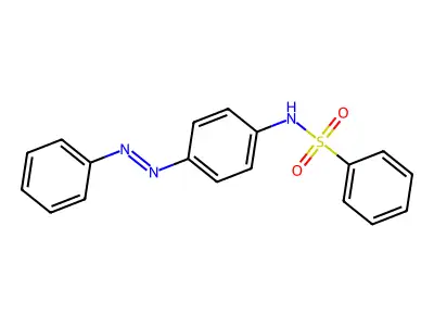 N-(4-phenyldiazenylphenyl)benzenesulfonamide structure