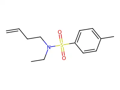 N-but-3-enyl-N-ethyl-4-methylbenzenesulfonamide structure