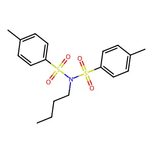 N-Butyl-4-methyl-N-(4-methylbenzene-1-sulfonyl)benzene-1-sulfonamide structure