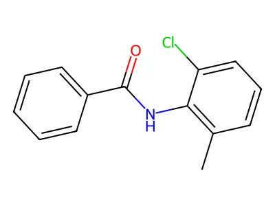 N-(2-Chloro-6-methylphenyl)benzamide structure