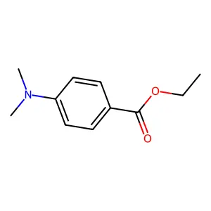 Ethyl 4-(dimethylamino)benzoate structure