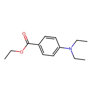 Ethyl 4-(diethylamino)benzoate structure