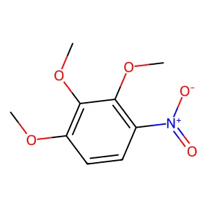 1,2,3-Trimethoxy-4-nitrobenzene structure