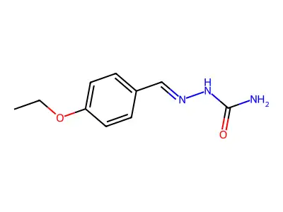 [(4-Ethoxyphenyl)methylideneamino]urea structure