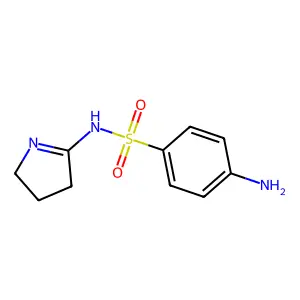 4-amino-N-(3,4-dihydro-2H-pyrrol-5-yl)benzene-1-sulfonamide structure