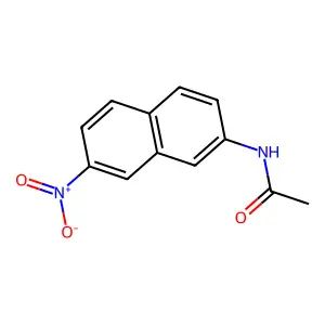N-{7-nitro-2-naphthyl}acetamide structure