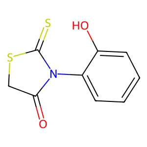 4-Thiazolidinone, 3-(2-hydroxyphenyl)-2-thioxo- structure