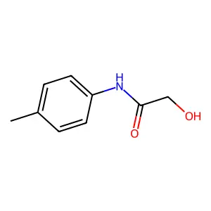 2-羟基-N-(4-甲苯基)乙酰胺 structure