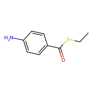 S-ethyl 4-aminobenzenecarbothioate structure