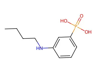 Phosphonic acid, (m-butylaminophenyl)- structure