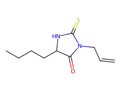 3-Allyl-5-butyl-2-thioxo-imidazolidin-4-one structure