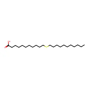 Undecanoic acid, 11-(undecylthio)- structure