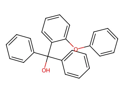 2-Phenoxytriphenylmethanol structure