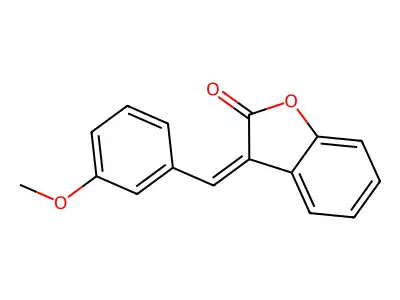 3-[(3-Methoxyphenyl)methylidene]-1-benzofuran-2-one structure