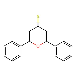 2,6-Diphenylpyran-4-thione structure