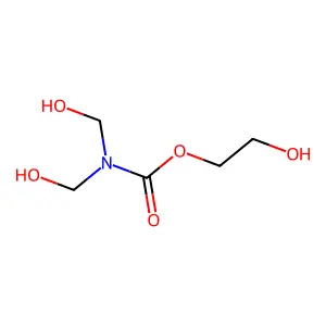 2-Hydroxyethyl bis(hydroxymethyl)carbamate structure