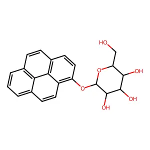 Pyren-1-yl hexopyranoside structure