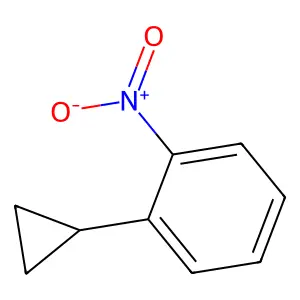 1-Cyclopropyl-2-nitrobenzene structure