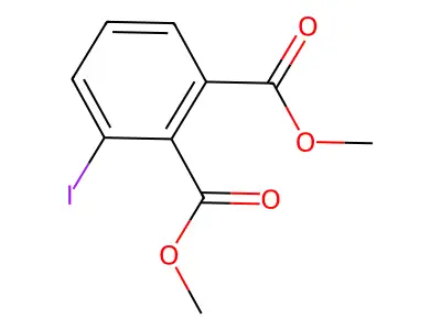 Dimethyl 3-iodophthalate structure