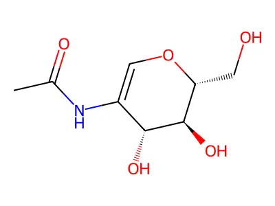 2-Acetamido-D-glucal structure