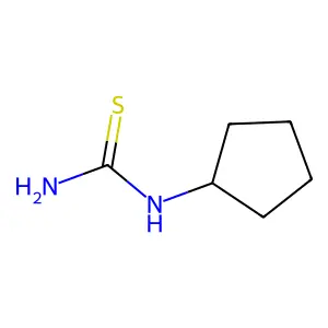 Cyclopentylthiourea structure