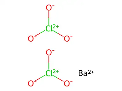 Barium(2+);dichlorate;hydrate structure