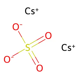 硫酸铯 structure
