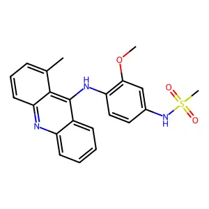 1-Methylamsacrine structure