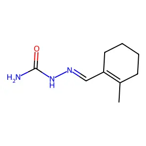 [(2-Methylcyclohexen-1-yl)methylideneamino]urea structure