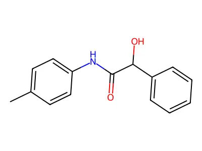 alpha-Hydroxy-N-(4-methylphenyl)benzeneacetamide structure