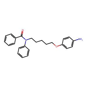 Benzanilide, N-(5-(p-aminophenoxy)pentyl)- structure