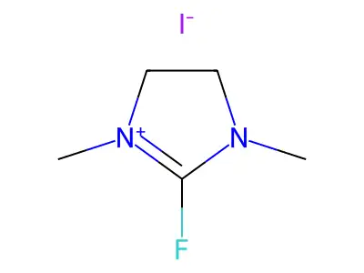 1,3-Dimethyl-2-fluoroimidazolinium iodide structure