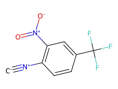 1-Isocyano-2-nitro-4-(trifluoromethyl)benzene structure