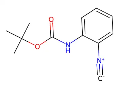 1,1-Dimethylethyl N-(2-isocyanophenyl)carbamate structure