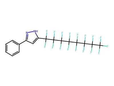 3-Perfluorooctyl-5-phenylpyrazole structure