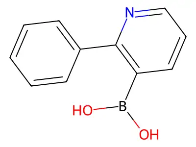 2-Phenylpyridine-3-boronic acid structure