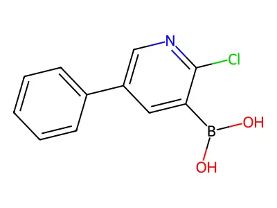 2-Chloro-5-phenylpyridine-3-boronic acid structure