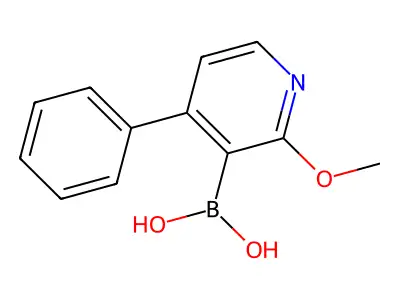2-Methoxy-4-phenylpyridine-3-boronic acid structure