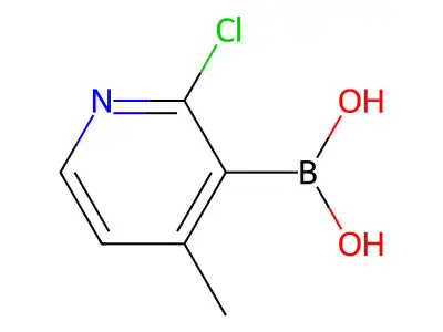 2-Chloro-4-methylpyridine-3-boronic acid structure