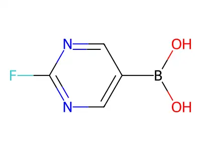 2-Fluoropyrimidine-5-boronic acid structure
