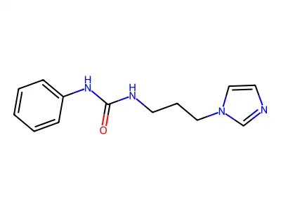1-[3-(1H-imidazol-1-yl)propyl]-3-phenylurea structure