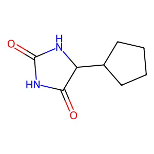 5-Cyclopentylimidazolidine-2,4-dione structure