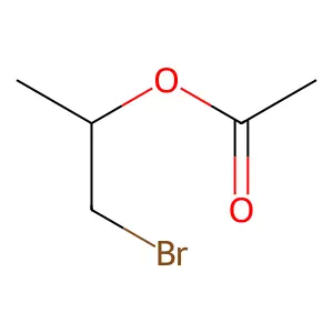 1-Bromopropan-2-yl acetate structure