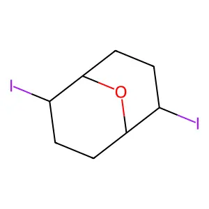 2,6-Diiodo-9-oxabicyclo[3.3.1]nonane structure