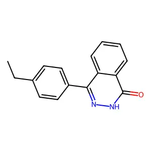 4-(4-ethylphenyl)-2H-phthalazin-1-one structure