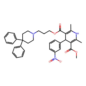 (±)-尼古地平 structure