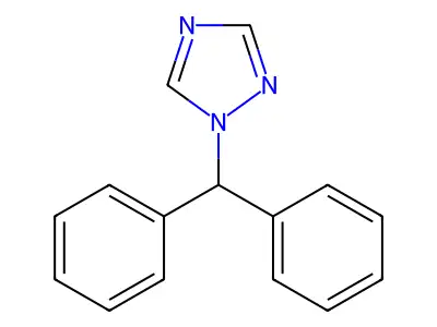 1-Benzhydryl-1,2,4-triazole structure