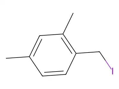 1-(Iodomethyl)-2,4-dimethylbenzene structure