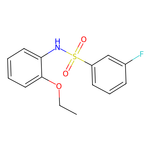 N-(2-ethoxyphenyl)-3-fluorobenzenesulfonamide structure